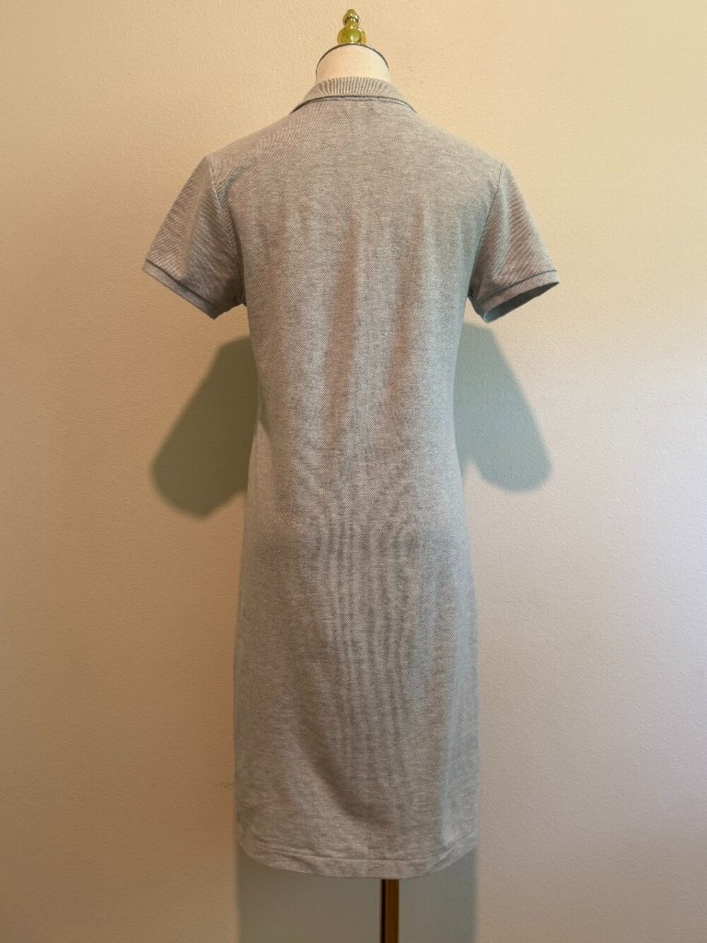 Polo Ralph Lauren Gray Polo Bear Mesh Mini Dress Size S Preppy Classic - Picture 6 of 8